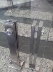 torre inox para guarda corpo