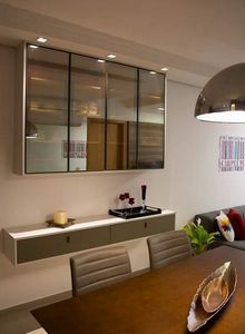 vidro espelhado bronze