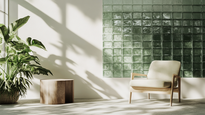 Tijolo de Vidro Verde: 7 Ideias Criativas para Usar