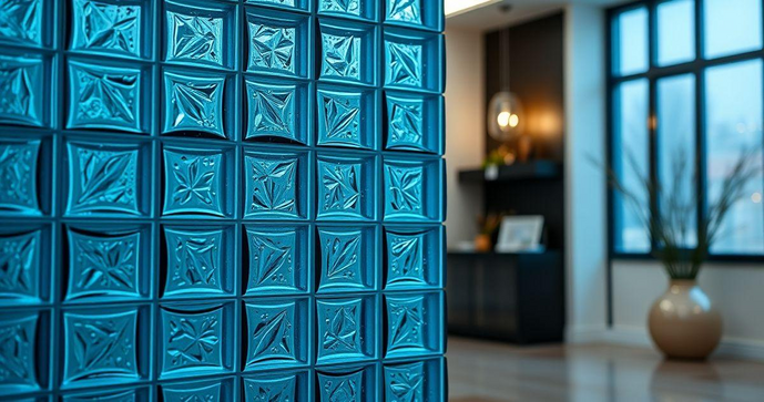 Bloco de Vidro Azul: Como Usar na Decoração e Vantagens para Seu Espaço