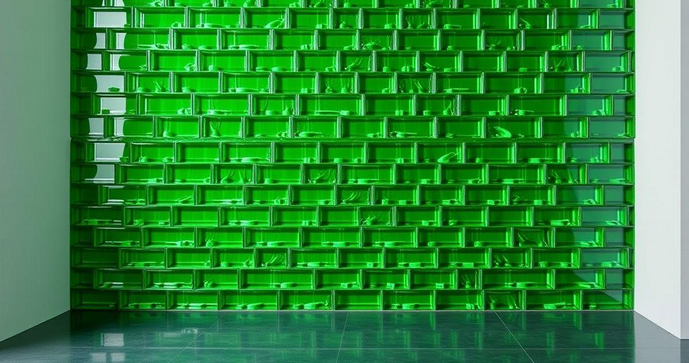 Tijolo de Vidro Verde: Decore com Estilo e Sustentabilidade