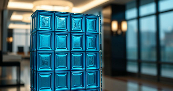 Bloco de Vidro Azul: Descubra Como Transformar Seu Espaço com Estilo e Elegância