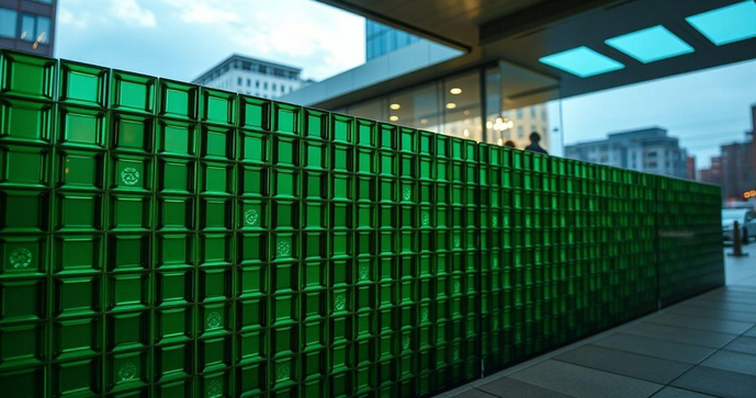 Tijolo de Vidro Verde como Solução Sustentável para Construção